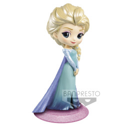 Disney Q Posket Reine des Neiges Figurine Elsa Glitter line Ver.