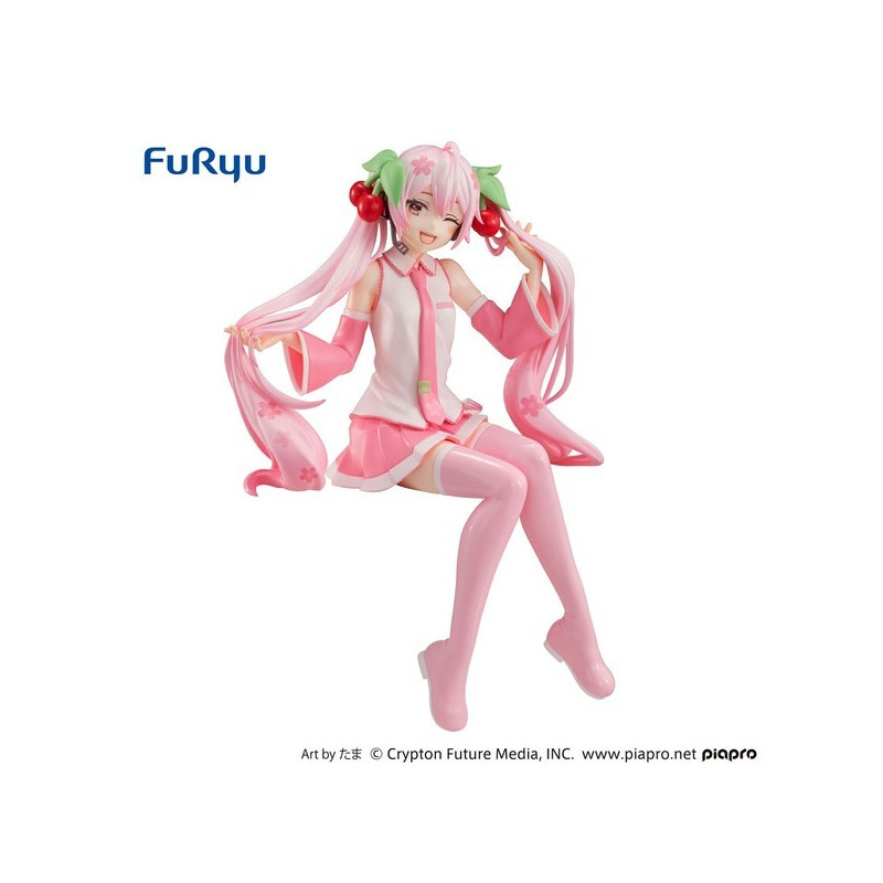 Hatsune Miku Sakura Wink Ver. Figurine (Noodle Stopper)