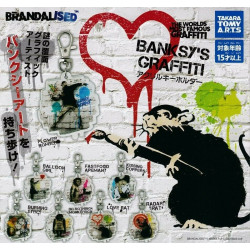 BANKSY'S GRAFFITI Porte-clés Acrylique Collection