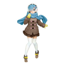 Re Zero Rem Winter Coat Renewal Ver Figurine