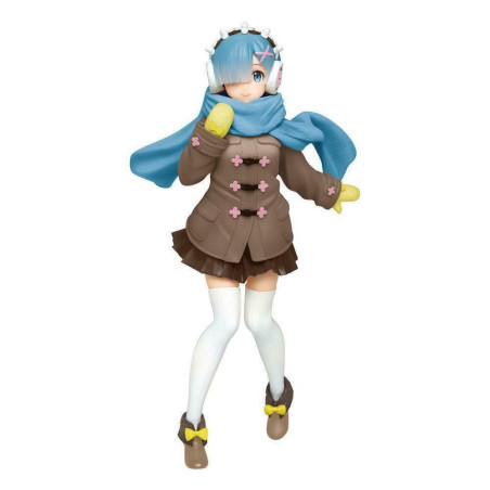 Re Zero Rem Winter Coat Renewal Ver Figurine Re Zero Rem Winter Coat Renewal Ver Figurine