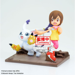 Digimon Adventure Archives Hikari & Tailmon DXF Figure Diorama