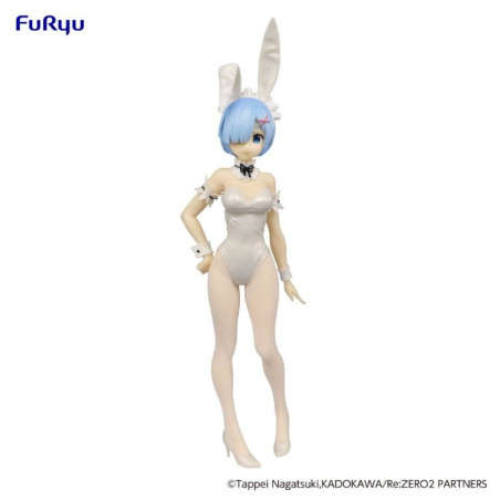 Re Zero BiCute Bunnies Rem White Pearl Ver. Figurine