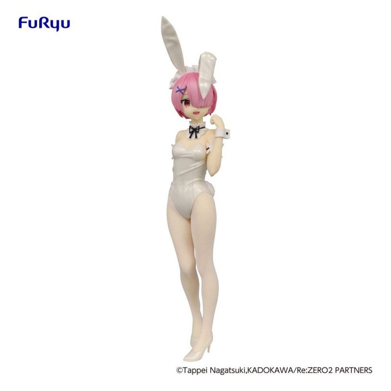 Re Zero BiCute Bunnies Ram White Pearl Ver. Figurine