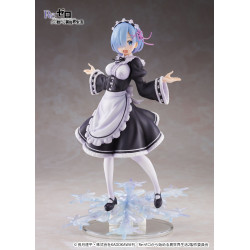 Re Zero Rem Winter Maid Image Ver AMP Figurine
