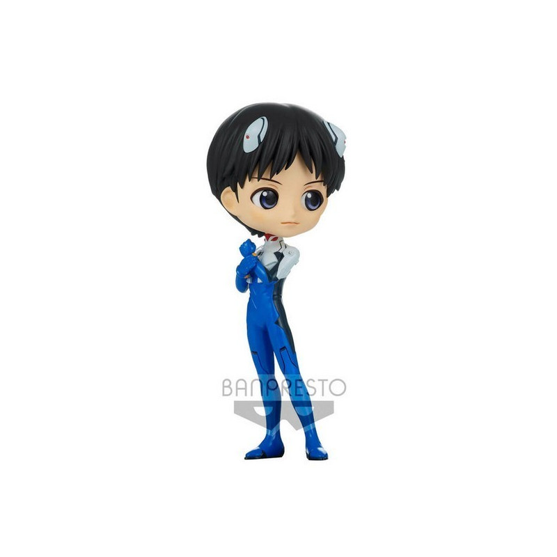 Evangelion New Theatrical Ed. Shinji Ikari Plug Suit Q Posket Figurine Ver. A