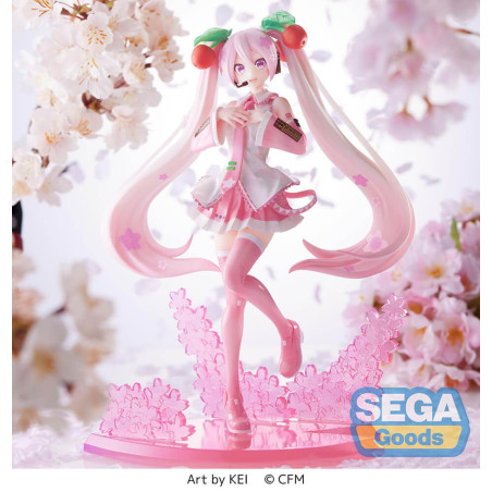 Hatsune Miku Sakura Miku 2023 Luminasta Figurine Hatsune Miku Sakura Miku 2023 Luminasta Figurine
