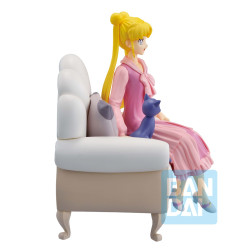 Sailor Moon Ichibansho Figurine Usagi Tsukino & Luna Antique Style Ver.