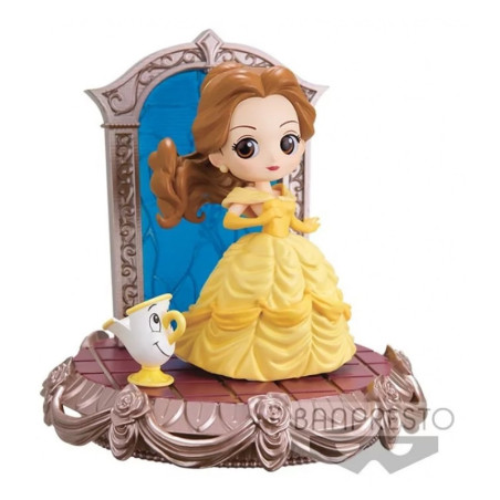 Disney Posket Q Stories Figurine Belle Ver. B