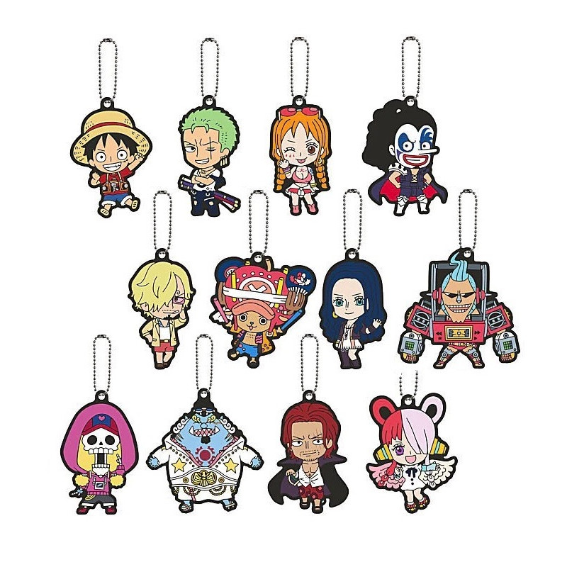 One Piece The Movie Red Rubber Strap Collection
