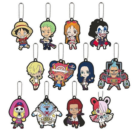 One Piece The Movie Red Rubber Strap Collection