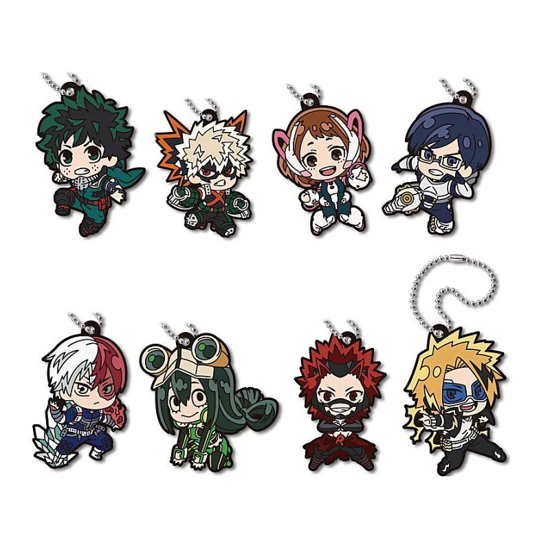 My Hero Academia Deforaba! Rubber Strap Collection