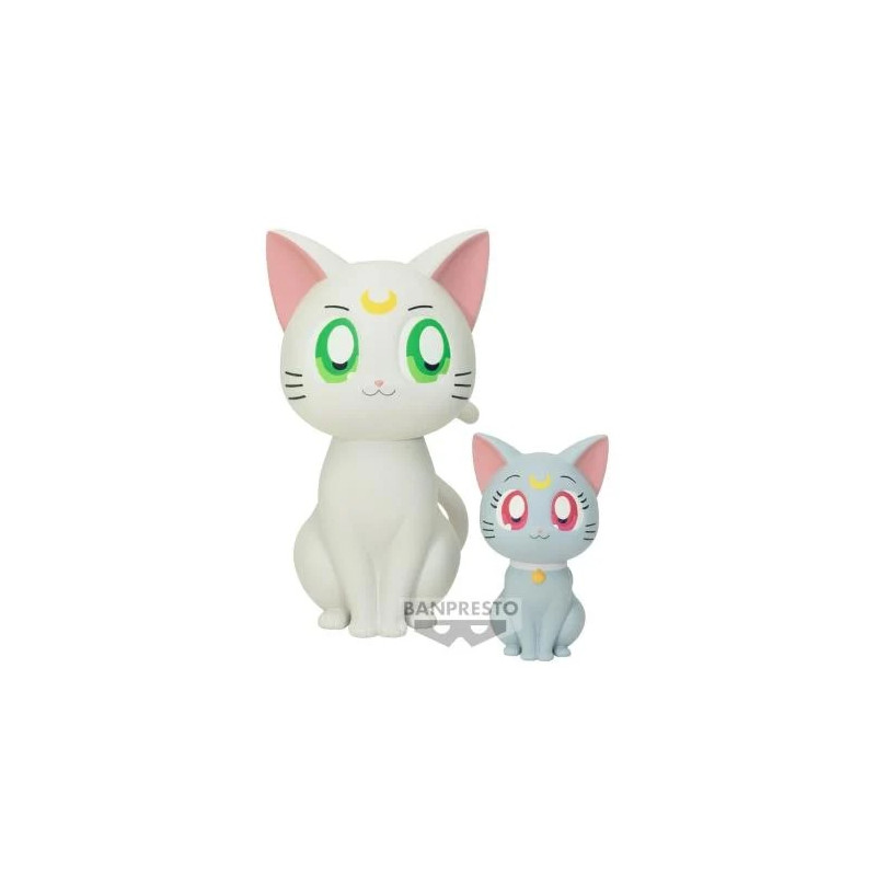 Sailor Moon Cosmos the Movie Sofvimates Figurines Artemis & Diana