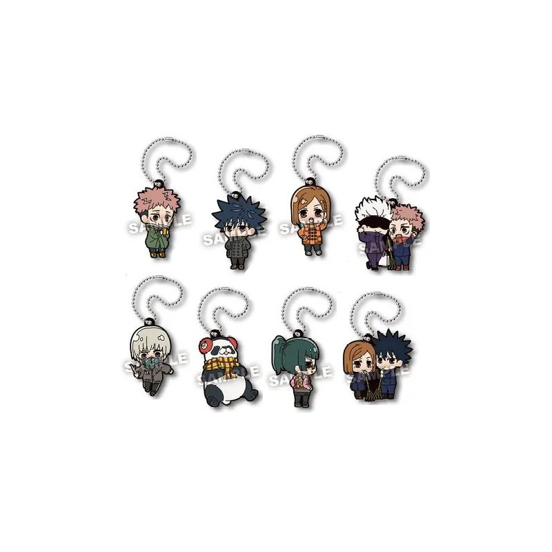 Jujutsu Kaisen Deforaba! Ending Rubber Keychain Collection