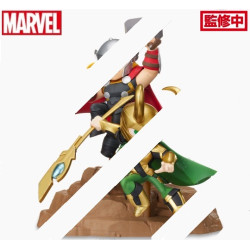 Marvel Figurine Diorama Thor & Loki Gurihiru Ver. Luminasta