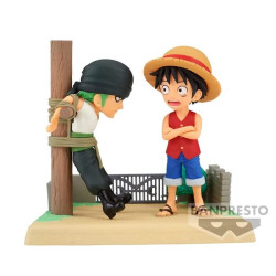 One Piece WCF Log Stories Figurine Luffy & Zoro