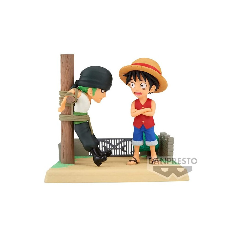 One Piece WCF Log Stories Figurine Luffy & Zoro