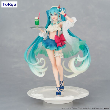 Hatsune Miku Sweet Sweets Series - Exceed Creative - Figurine Cream Soda Hatsune Miku Sweet Sweets Series - Exceed Creative - Figurine Cream Soda