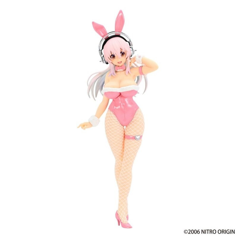 Super Sonico Bicute Bunnies Figurine Super Sonico Pink Ver.