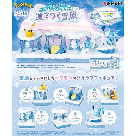 Pokemon World 3 Frozen Snow Field Collection