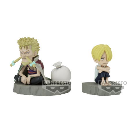 One Piece WCF Log Stories Figurine Sanji & Zeff