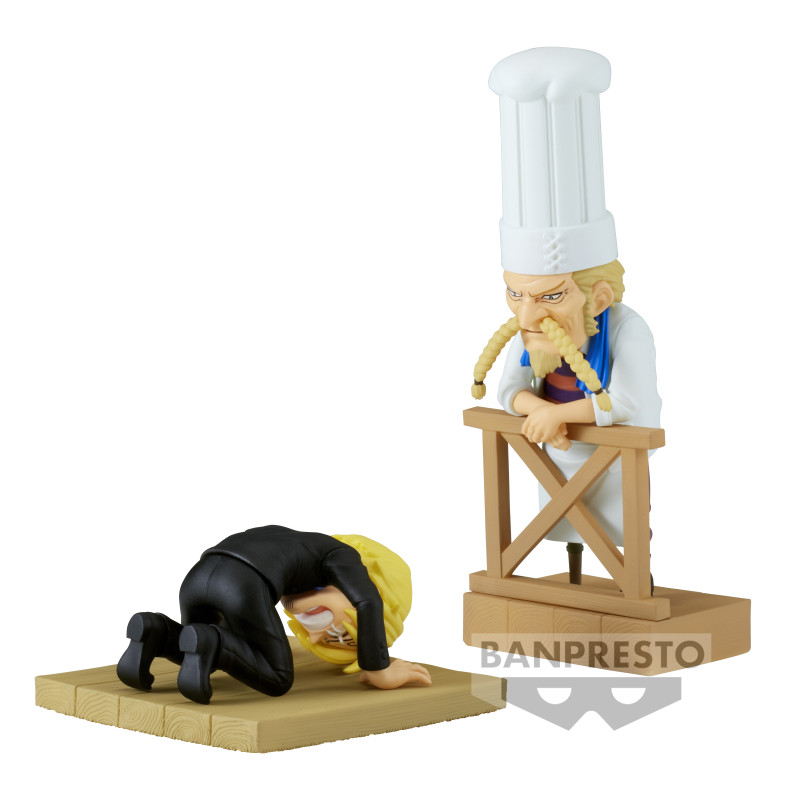 One Piece WCF Log Stories Figurine Sanji et Zeff Vol.2