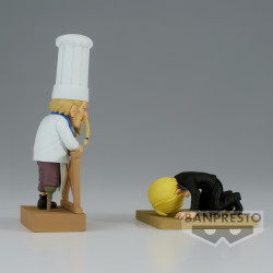One Piece WCF Log Stories Figurine Sanji et Zeff Vol.2
