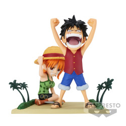 One Piece WCF Log Stories Figurine Luffy et Nami