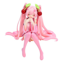 Hatsune Miku Figurine Sakura Miku 2023 Nikkori Ver. (Noodle Stopper)