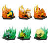 Pokemon Diorama Collect Fire et Grass Collection