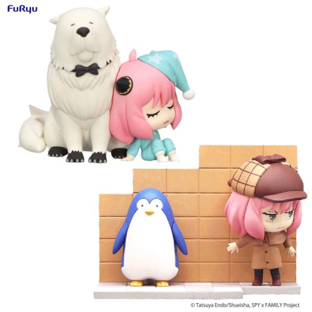 Spy × Family Hold Figure Figurine Anya, Bond and Penguin Spy × Family Hold Figure Figurine Anya, Bond and Penguin