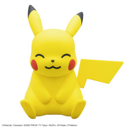 Pokemon Poke-Pla Quick 16 Figurine Pikachu (Sitting Pose) Maquette