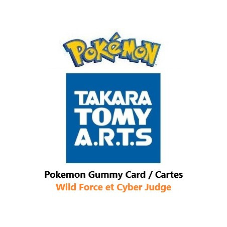 Pokemon Gummy Card / Cartes Wild Force et Cyber Judge