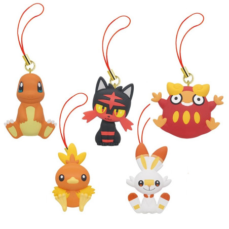 Pokemon Petanko Mascot Type Fire Collection