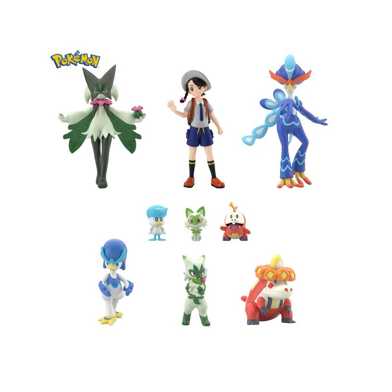 Pokemon Scale World Paldea Region Set (6 figurines)