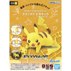Pokemon Poke-Pla Quick 03 Figurine Pikachu (Battle Pose) Maquette