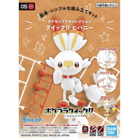 Pokemon Poke-Pla Quick 05 Figurine Flambino Maquette