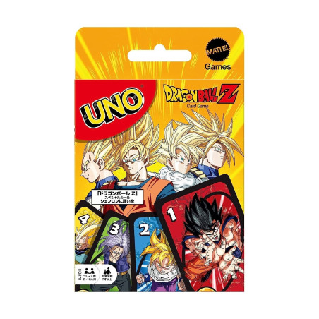 Dragon Ball Z Jeu de cartes UNO Dragon Ball Z Jeu de cartes UNO