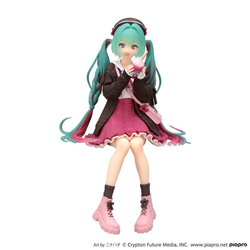 Hatsune Miku Figurine Autumn Date Pink Color Ver. (Noodle Stopper)