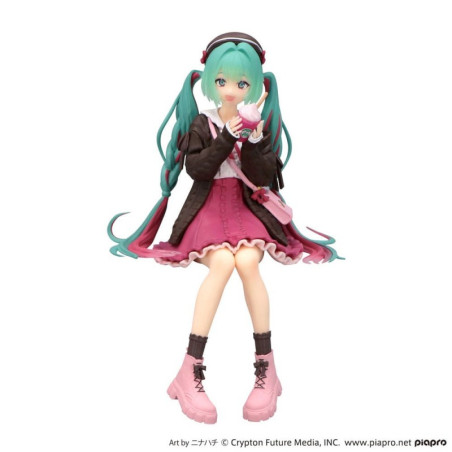 Hatsune Miku Figurine Autumn Date Pink Color Ver. (Noodle Stopper) Hatsune Miku Figurine Autumn Date Pink Color Ver. (Noodle Stopper)