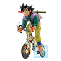 Dragonball Snap Collection Figurine Son Goku Riding Bike Ichibansho