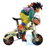 Dragonball Snap Collection Figurine Son Goku Riding Bike Ichibansho