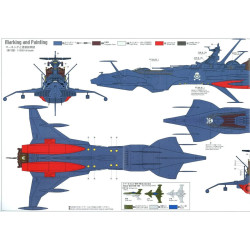 Space Pirate Battleship Arcadia 2nd Original Comic Ver. Maquette 1/1500