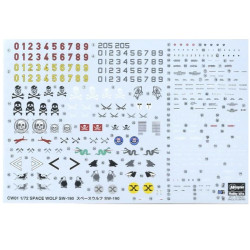 Space Pirate Captain Harlock Space Wolf Maquette 1/72 SW-190