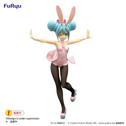 Hatsune Miku Bicute Bunnies Figurine Wink Pearl Pink Color Ver.