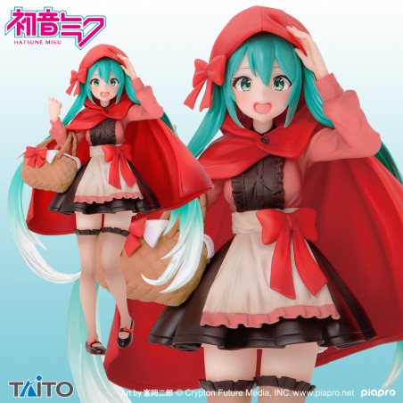 Hatsune Miku Wonderland Figure Figurine Miku Red Riding Hood Ver. Hatsune Miku Wonderland Figure Figurine Miku Red Riding Hood Ver.
