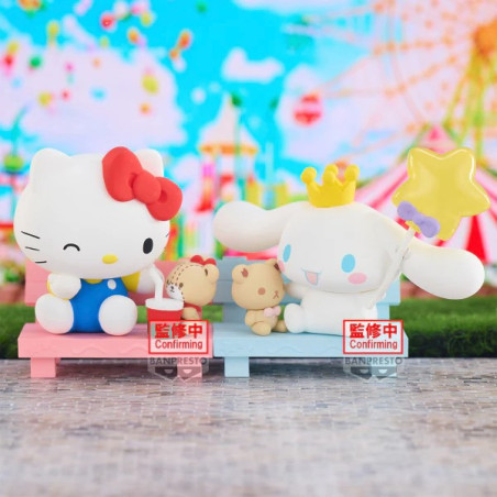 Sanrio Characters Nakayoshi Memories Figurine Hello Kitty x Cinnamoroll Sanrio Characters Nakayoshi Memories Figurine Hello Kitty x Cinnamoroll