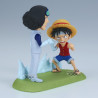One Piece WCF Log Stories Figurine Luffy et Kuzan
