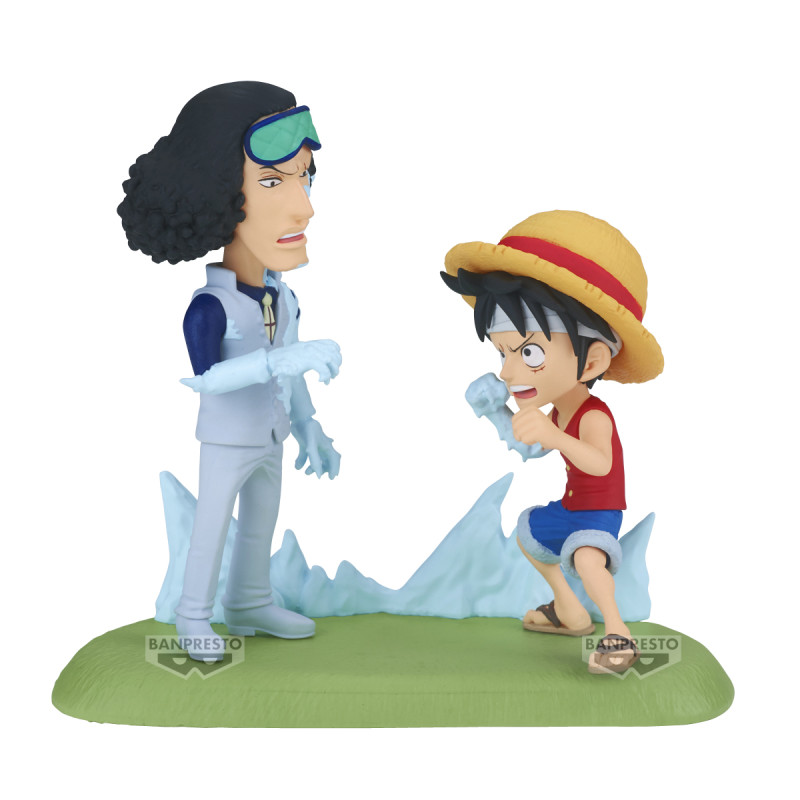 One Piece WCF Log Stories Figurine Luffy et Kuzan