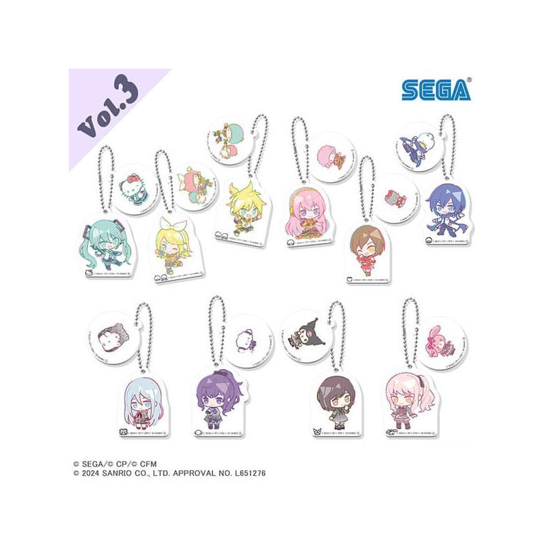 Project Sekai Colorful Stage Feat. Hatsune Miku x Sanrio Acrylic Keychain Vol.3
